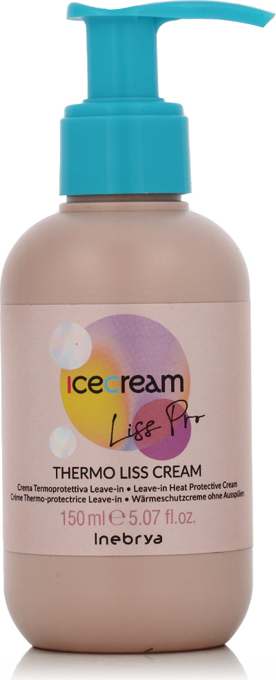 Inebrya Ice Cream Liss Pro Thermo Liss Cream Stylingcreme für Wärmestyling der Haare 150 ml