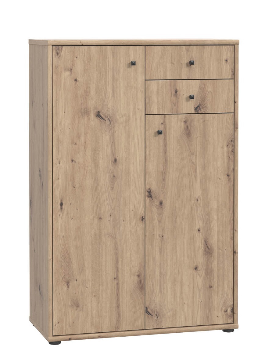 Kommode 2-türig T2KK20 TEMPRA von Forte Artisan Oak T2KK20-D78