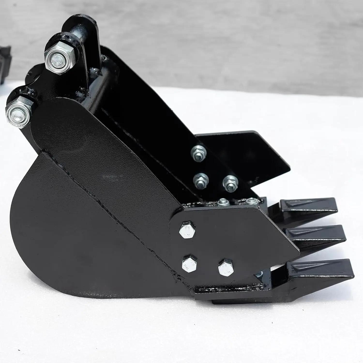 StarTech Baggerlöffel - 300 mm Minibagger Tieflöffel - Schmaler Grabenlöffel - Für 0,8–1,5 t Minibagger - Stahl