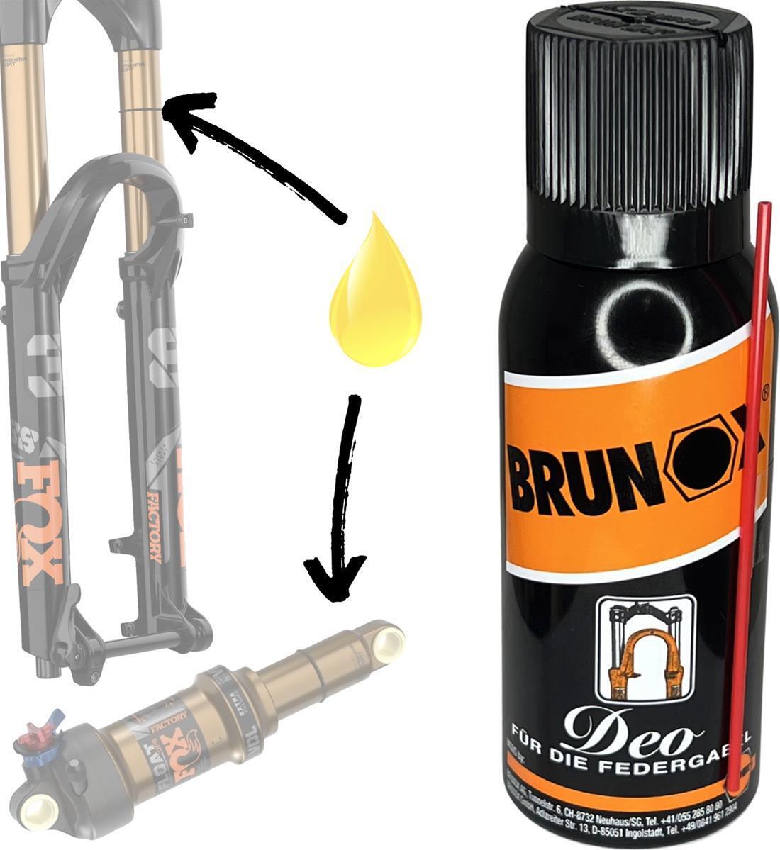 Brunox Deo für Federgabel / Dämpfer / gefederte Sattelstützen