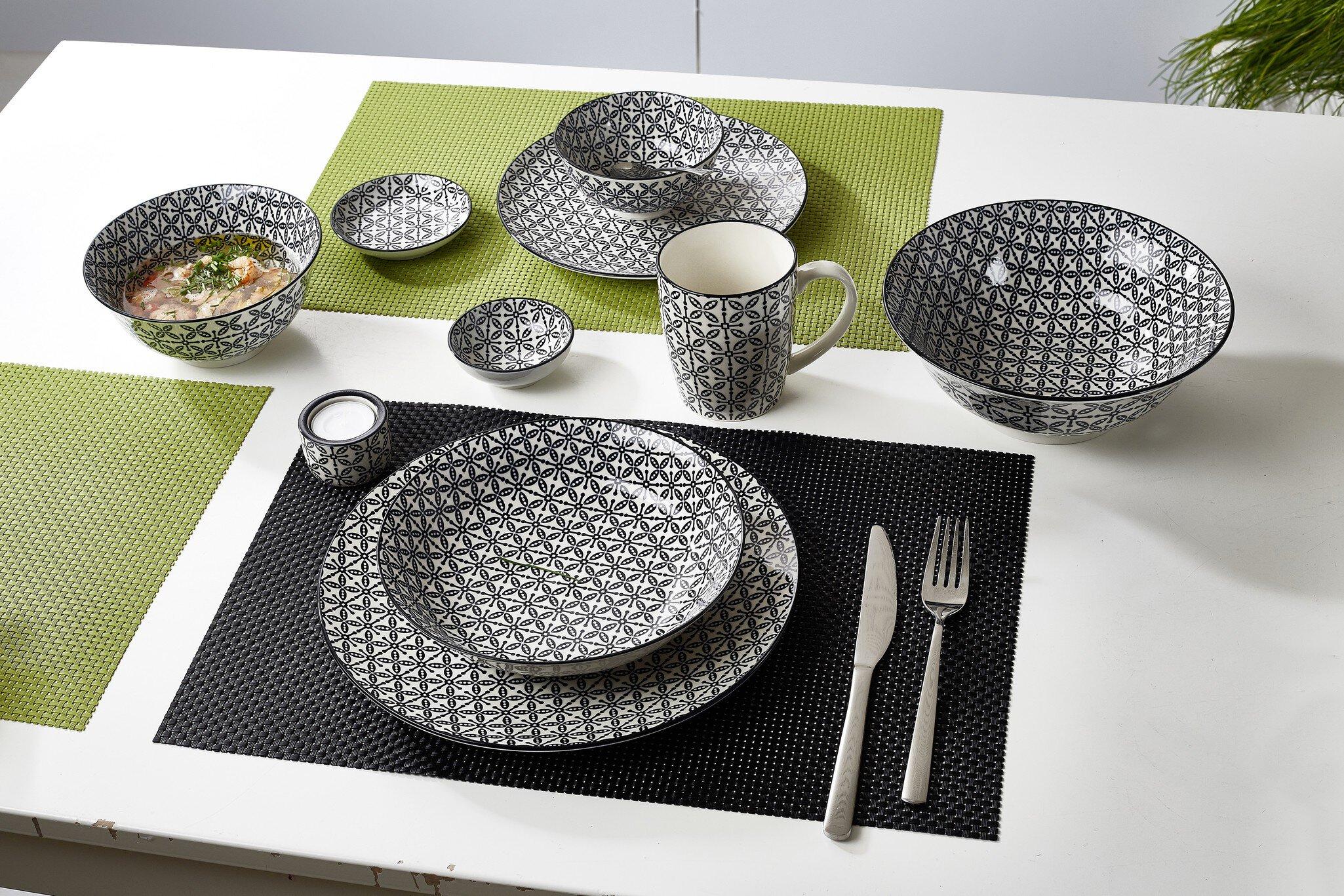 Kaffee- und Tafelservice 39 tlg. Takeo Leaves