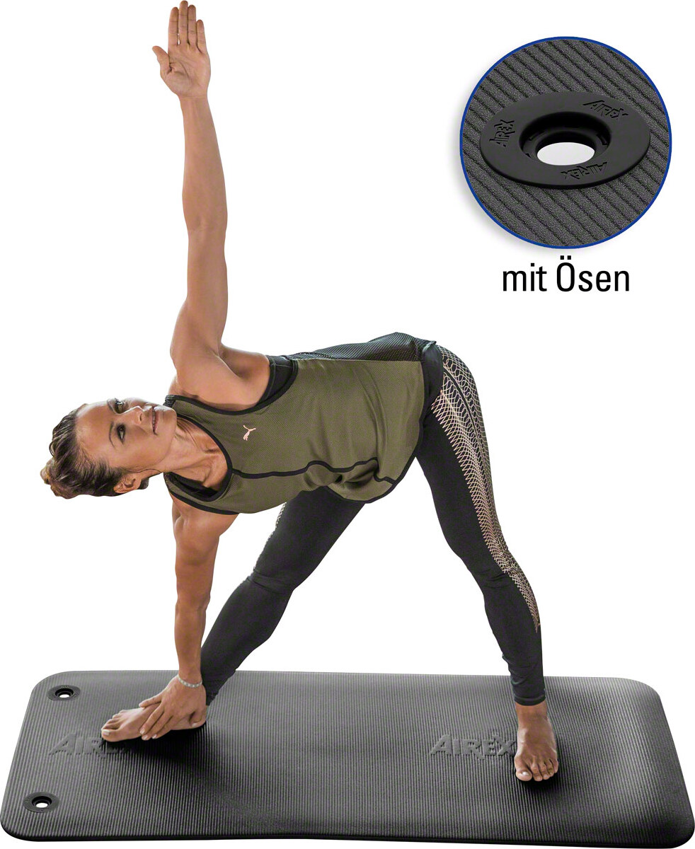 AIREX Gymnastikmatte Fitline 100 inkl. Ösen, LxBxH 100x50x1 cm 03022