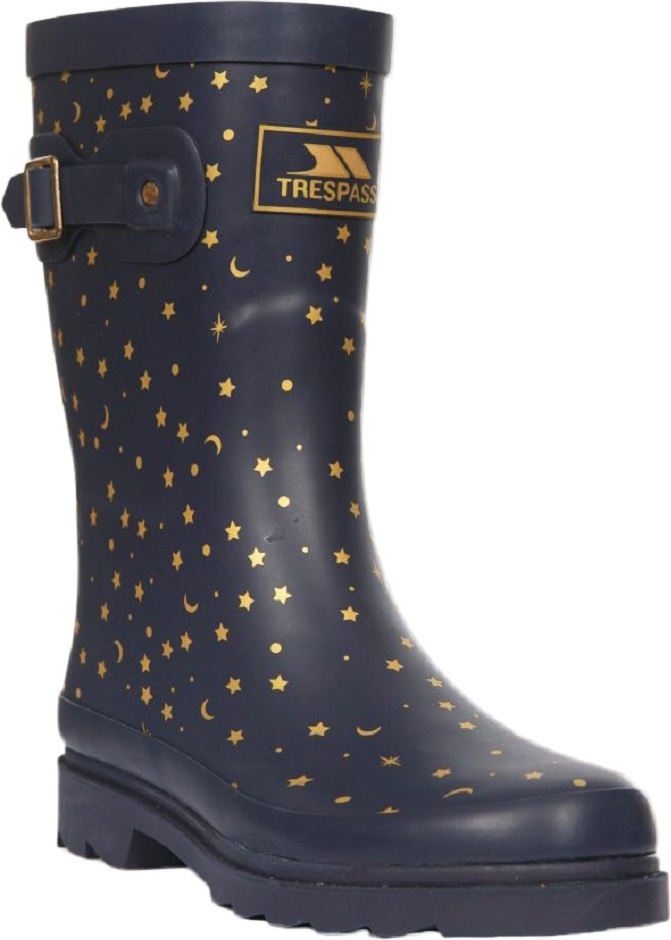 Trespass - Dámske gumáky "Celeste", s potlačou TP5455 (38 EU) (Midnight blue)
