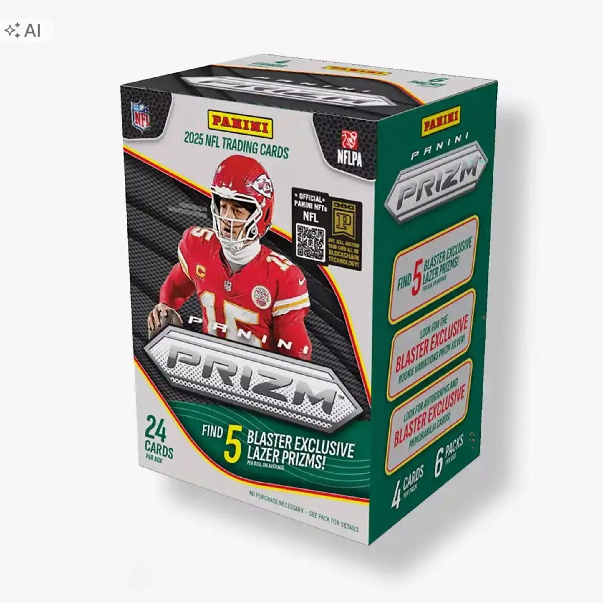 Hasbro 2025 Panini Prizm Football Blaster Box