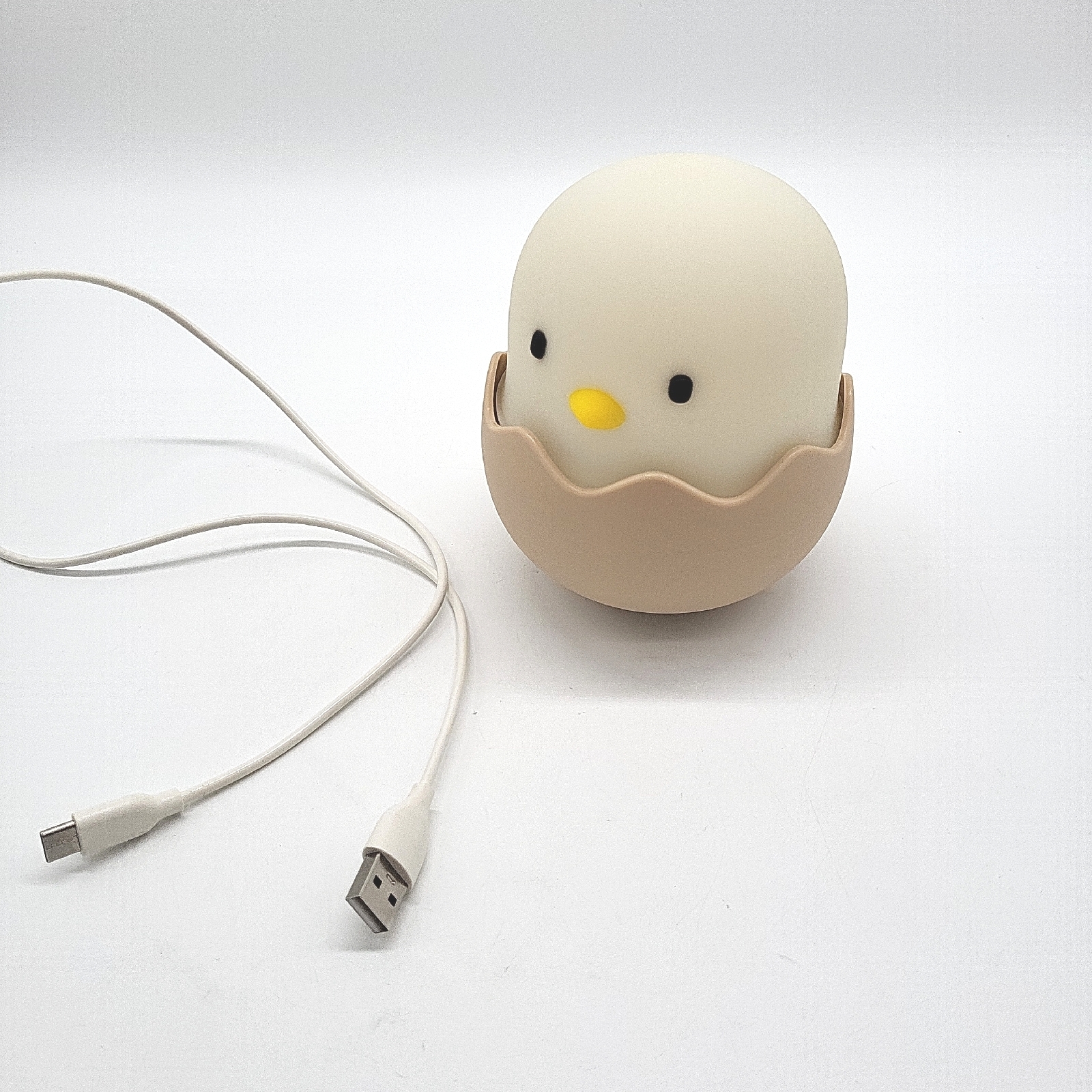 MegaLight LED Nachtlicht Kinder | Nachtlicht Baby ohne verschluckbare Kleinteile | Stilllicht dimmbar Touch | Nachtlampe USB Aufladung | Eggy Egg