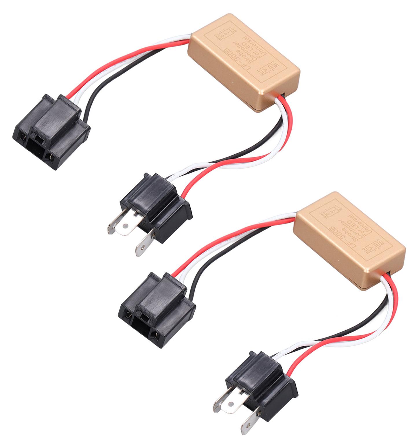 TWO TREES Stück LED-Blitzmodul Dauerblitz-Relais-Controller für Autoscheinwerfer 9C30 V LF-300B H4