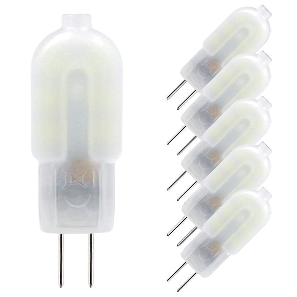 10x LED Energiespar Lampe G4 5W Watt AC DC 12V COB Licht Birne Leuchtmittel 