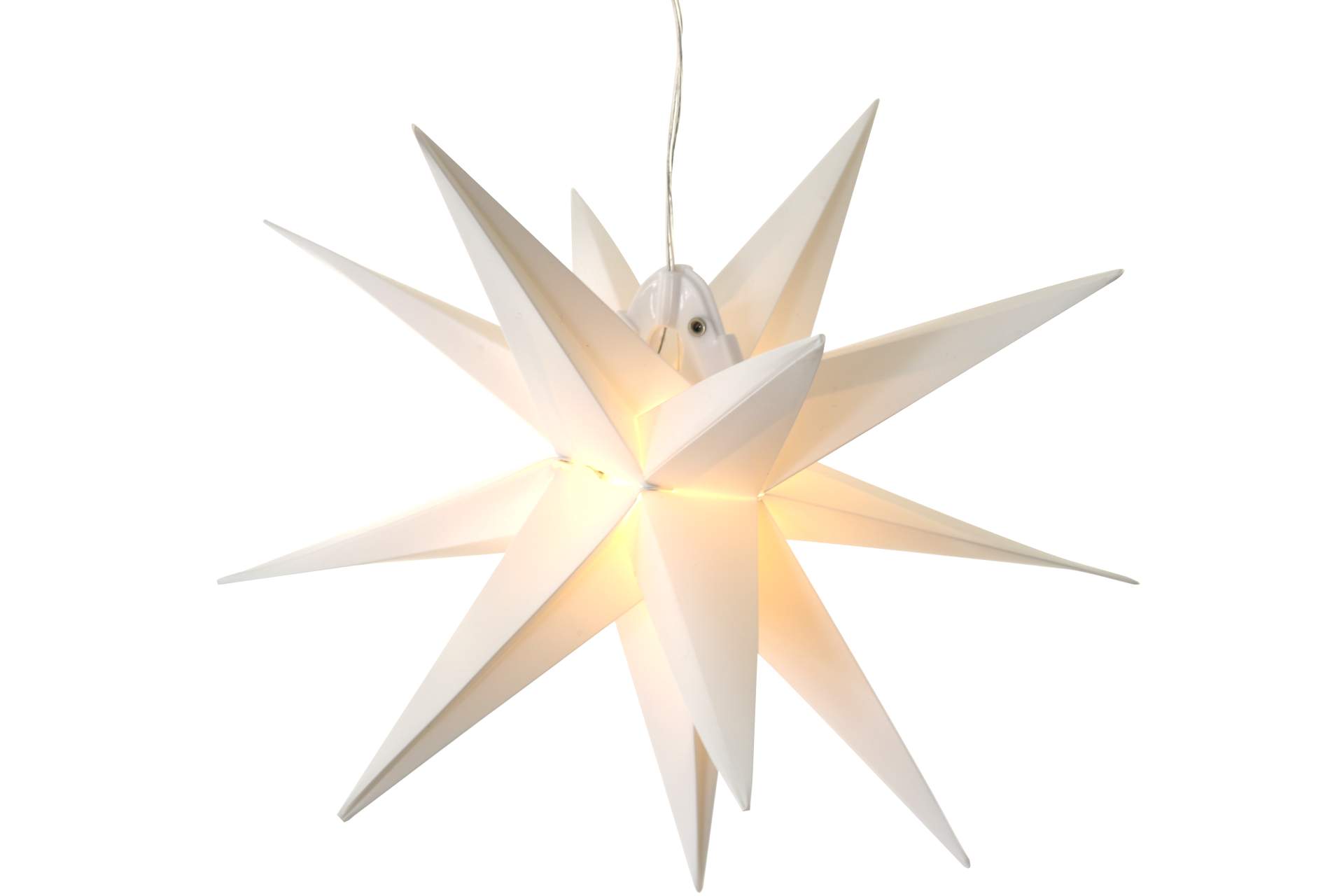 Leuchtstern Ø 27 cm Weiß Expo Börse