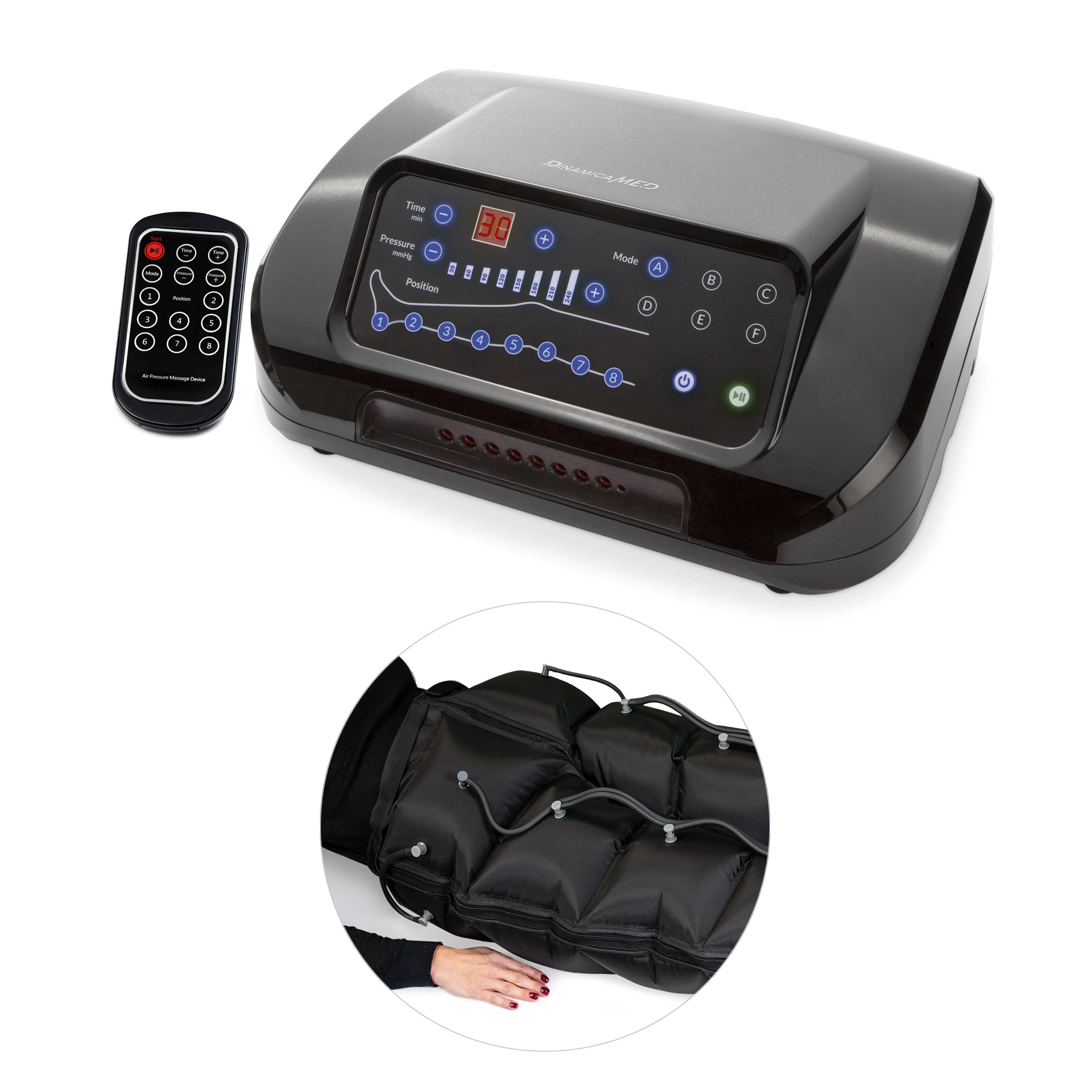 MedNet EC-REP GmbH Dinamicamed PRO 8.0 Classic Digital, Professionelle Lymphdrainage 6 Arbeitsprogramme, mit Lange Hose