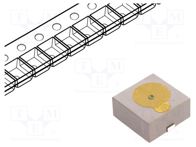 TNE 1x Schallwler: piezoelektrischer Signalgeber SMD 4000Hz 8mA LD-BZEL-PB39-1717 Pie _1GH_LD-BZEL-PB39-1717