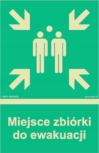 SIGNPROJECT POLSKA Sp. z o.o AF007_200x300_PS AF007 Evakuierungssammelplatz
