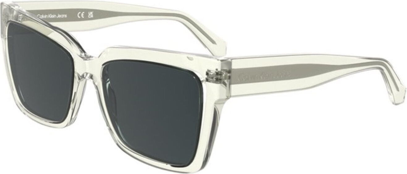 Calvin Klein Transparente Herren-Sonnenbrille CKJ24606S_TR006