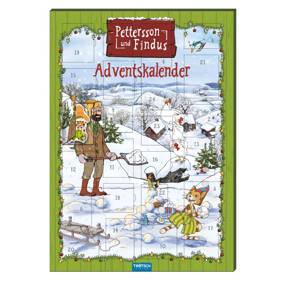 Magnetický adventný kalendár 'Pettersson & Findus'