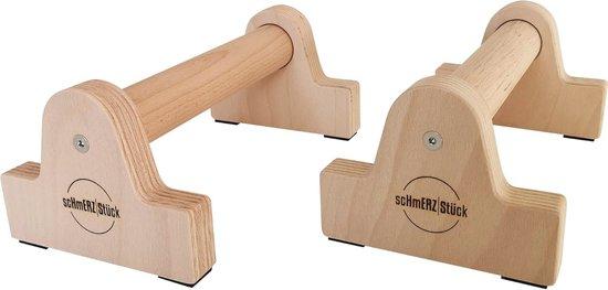 Famanu Parallettes Kleine Holzparallettes - 10 cm Griffhöhe SHSHOP