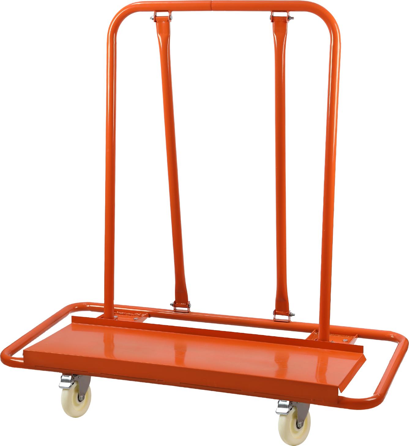 Bettizia Plattenkarren mit 4 Universalrad, Plattenwagen zum Transport von Trockenbauwänden, Holz- und Gipskartonplatten, Fenstern u.v.m bis 1000 kg RL-BN10781-1-AGg