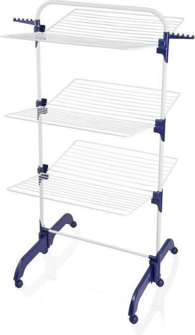 Wäschetrockner Turm Leifheit Comfort Tower 420, 42m Trockenlänge, Klappbare Rahmen, Seitliche Halterungen, Weiß LEI4006501815293