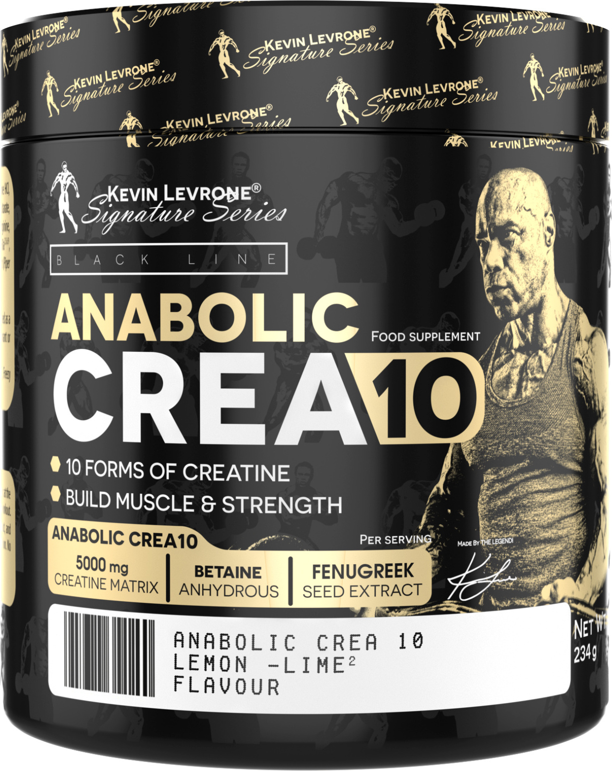 GLOBAL SUPPLEMENTS Kevin Levrone Anabolic Crea10 - 234g-Dose Lemon Lime