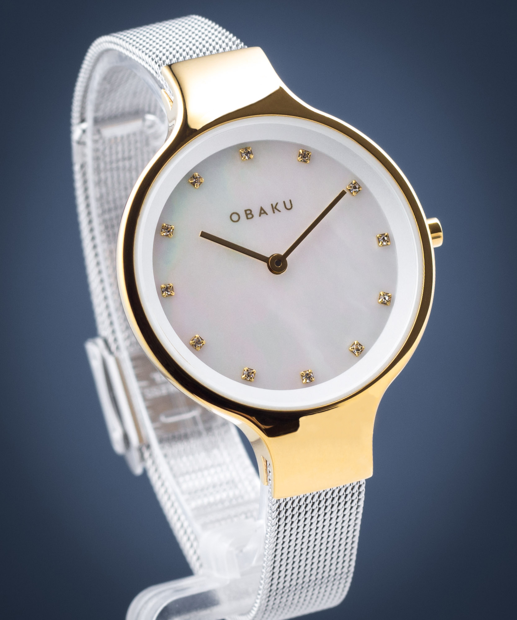 Obaku Sky Gold Bi dámske hodinky