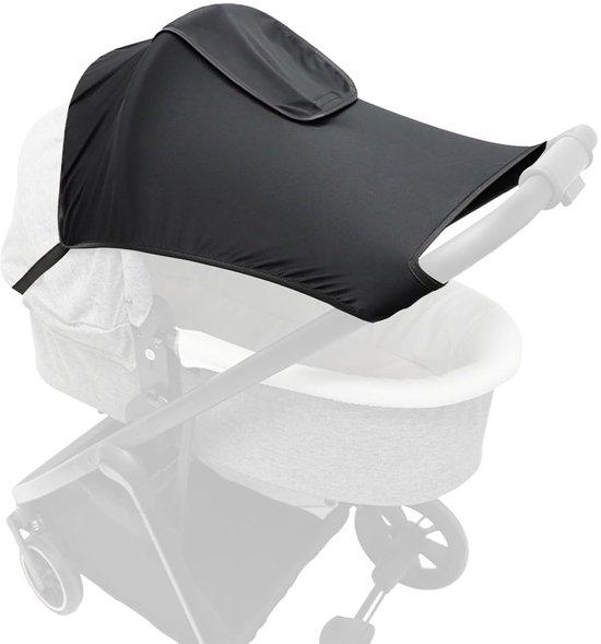 OEM Sonnenschutz für Kinderwagen - Sonnenschutz für Buggys - Sonnensegel für Kinderwagen - Sonnendach - Zubehör für Kinderwagen - Sonnensegel für Kinderwagen - Mit Sichtfenster - Sonnenschutz - Schutz vor Regen und Wind - Universell einsetzbar - Einfach zu befestigen 2026