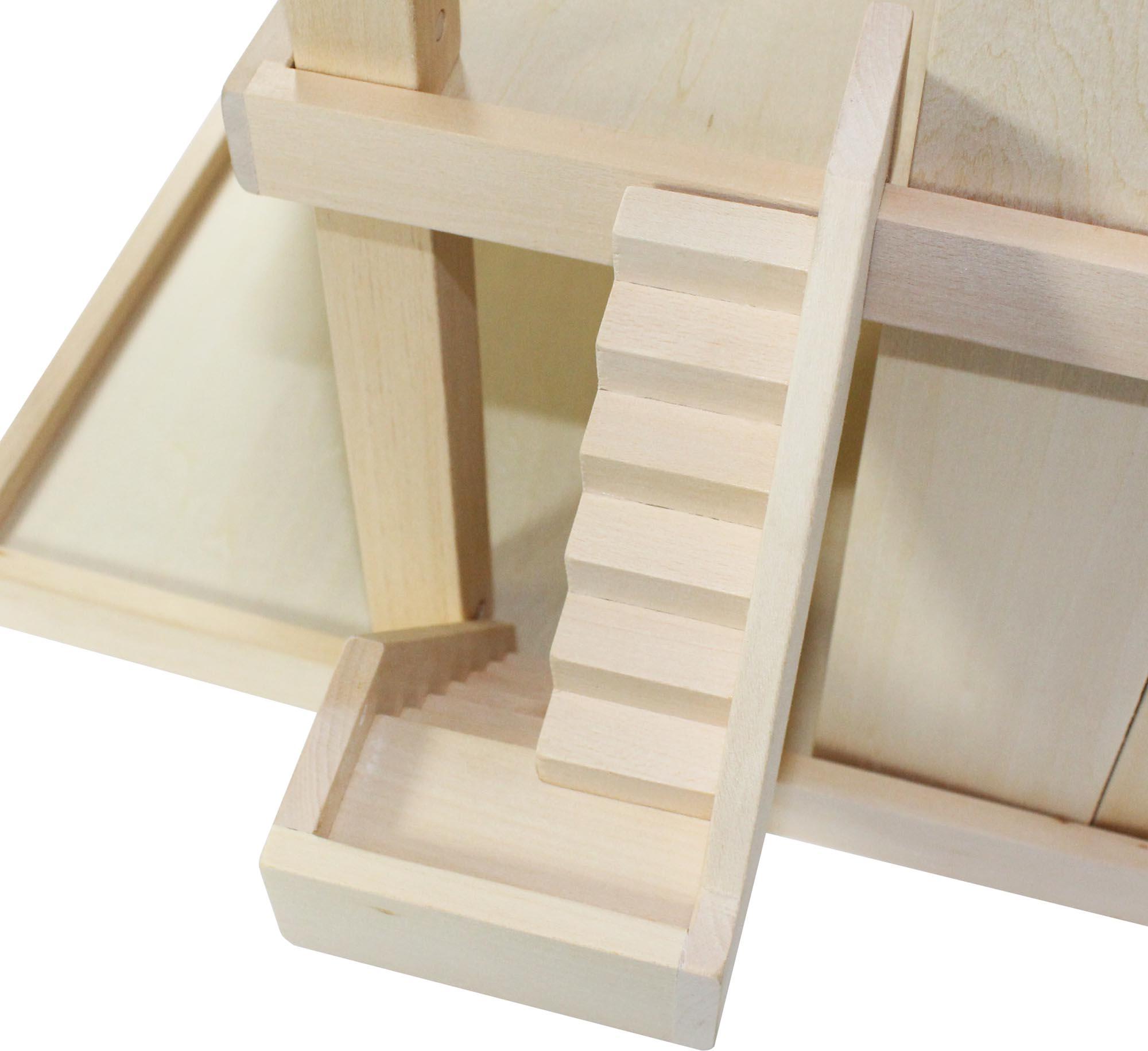 VDP Freda Puppenhaus Puppenmöbel aus Holz - Puppenvilla Puppenfamilie, Auswahl:Puppenhaus Freda 1072BDD