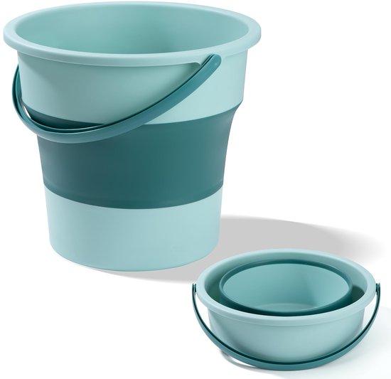 OEM Opvouwbare, ronde, 10L, draagbare, groene watercontainer für Camping, Fischen, Auto-Waschen und Haushaltsorganisation 2026