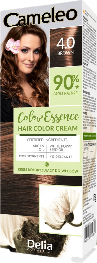 Cameleo Color Essence Permanente Haarfarbe Creme 4.0 Mittelbraun, 75g