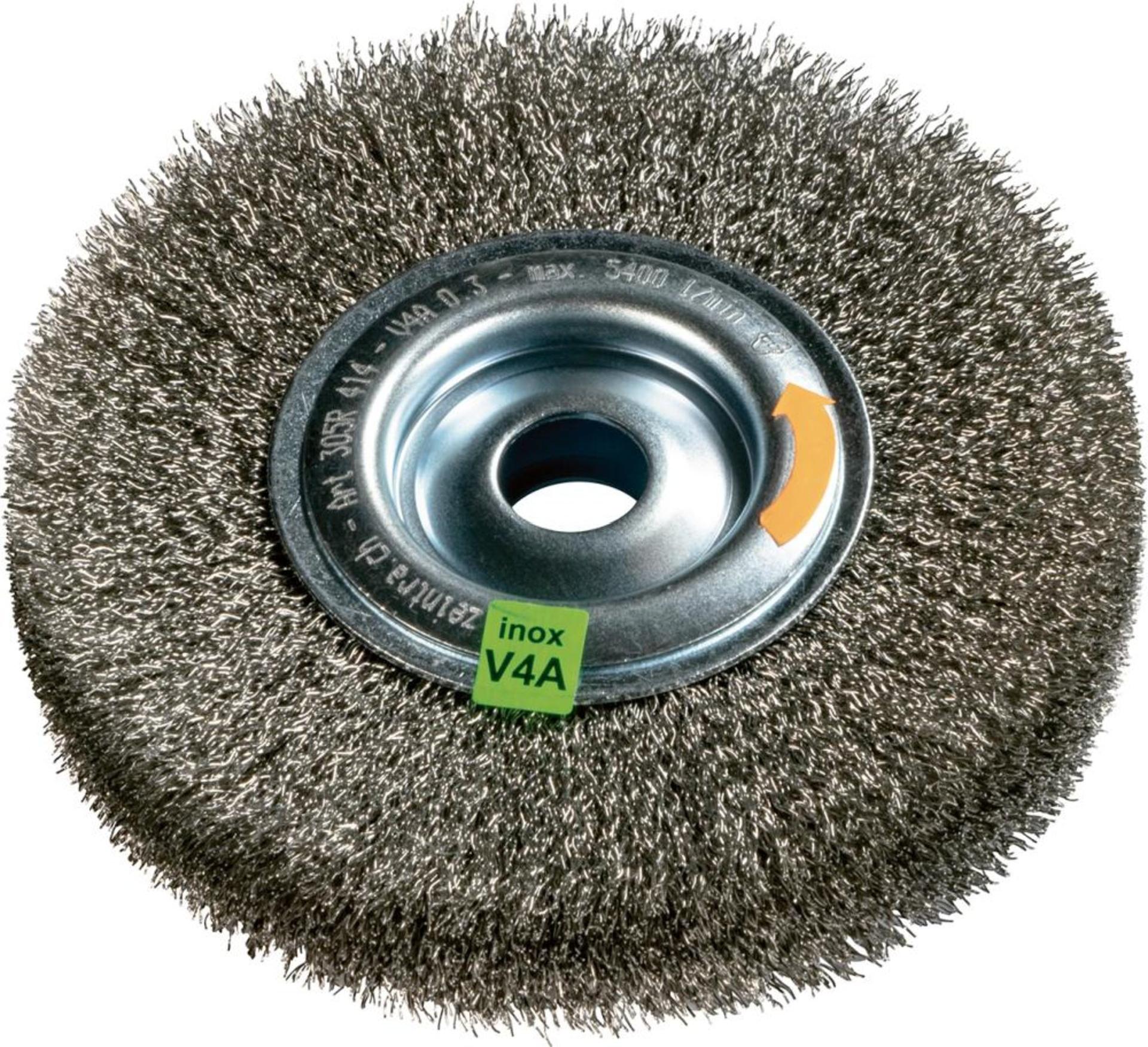 no_name Rundbürste V4A gewellt 200x30x0,3mm ZEINTRA 305R624