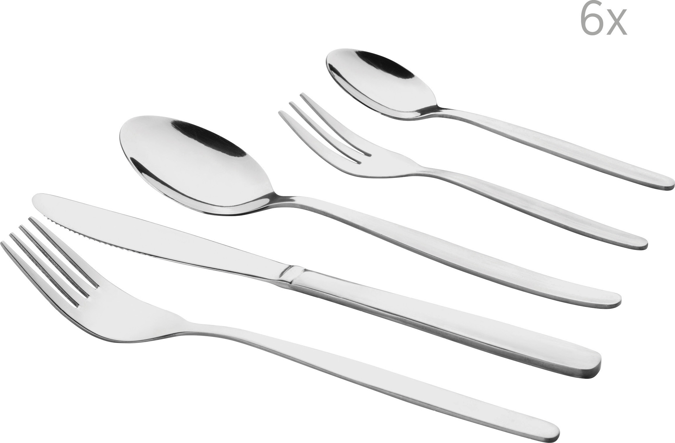 Besteck-Set, Edelstahl Besteck-Set, Edelstahl Serie 200 Mäser