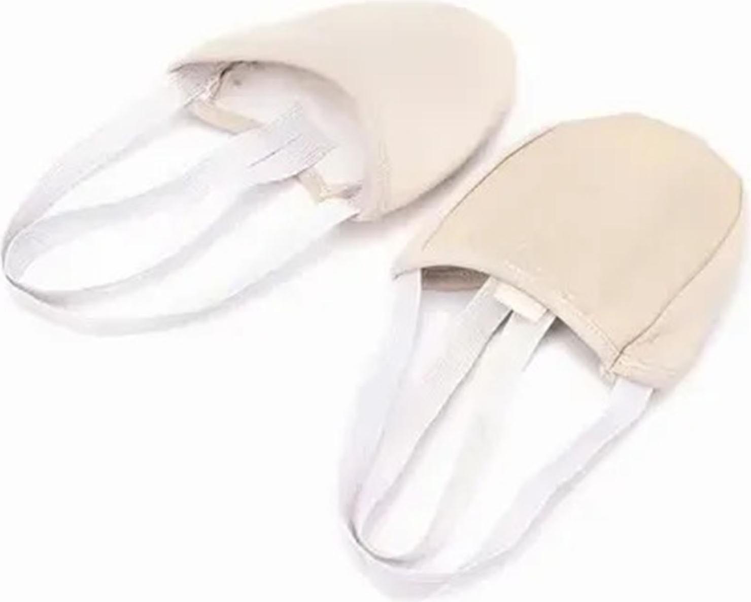 Gistuch Mädchen-Damen-Tanz-Ballettschuhe mit halber Sohle aus Kunstleder für Übungsauftritte