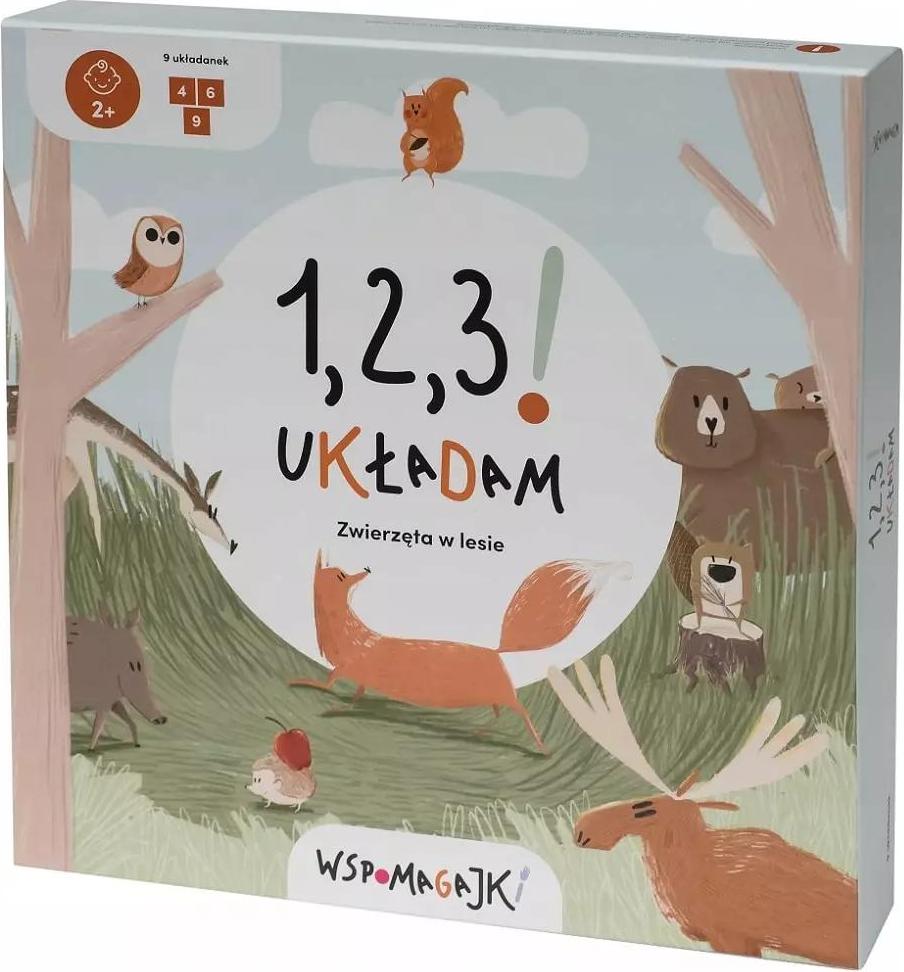 CARUNO Lernspiele Puzzles Tiere im Wald für Kinder