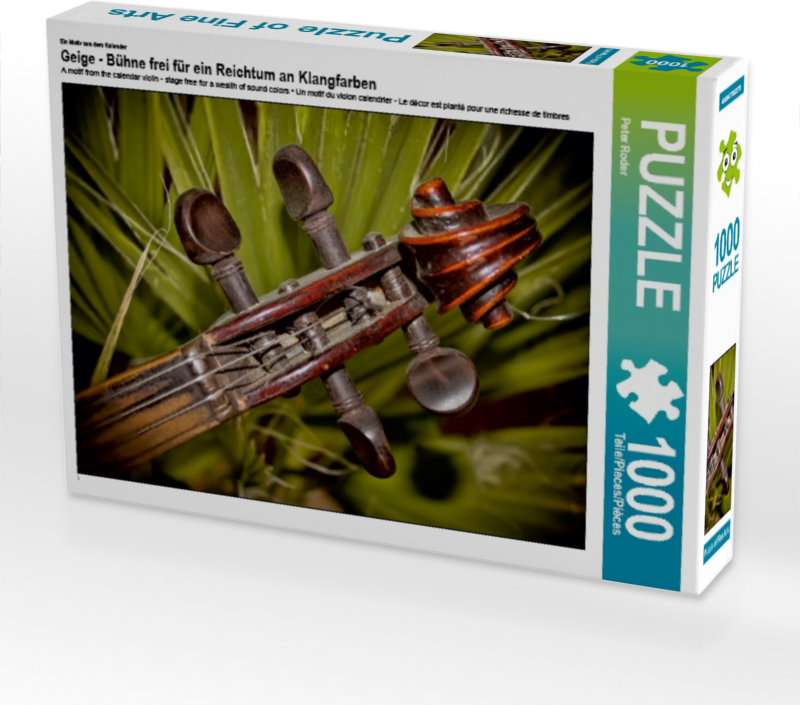 CALVENDO Puzzle Ein Motiv aus dem Kalender Geige - Bühne frei für ein Reichtum an Klangfarben | 1000 Teile Lege-Größe 64x48cm Foto-Puzzle für glückliche Stunden