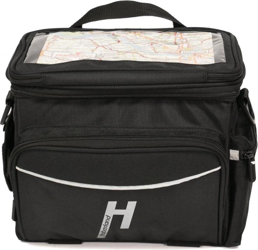 Haberland Lenkertasche 10l Max Plus schwarz - geräumige Lenkertasche mit KLIC...