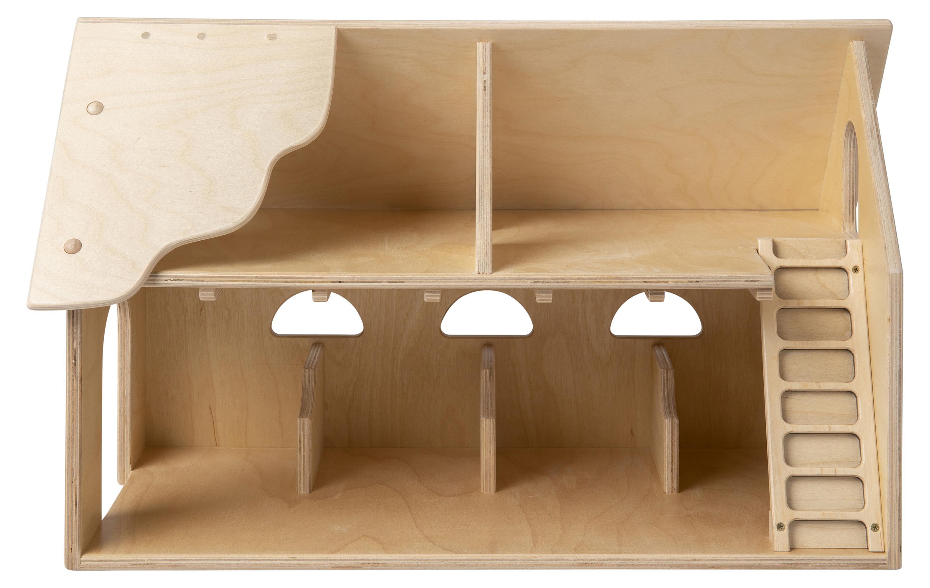 Pertina Van Dijk Toys Holzspielzeug Bauernhof gro - Naturel (Kinderbetreuungsqualitt.) 7505