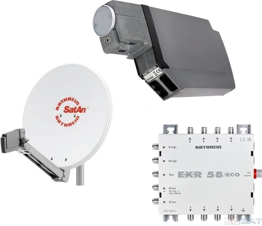 Kathrein CAS 80 Sat-Antenne weiß (we) 8 Teilnehmer