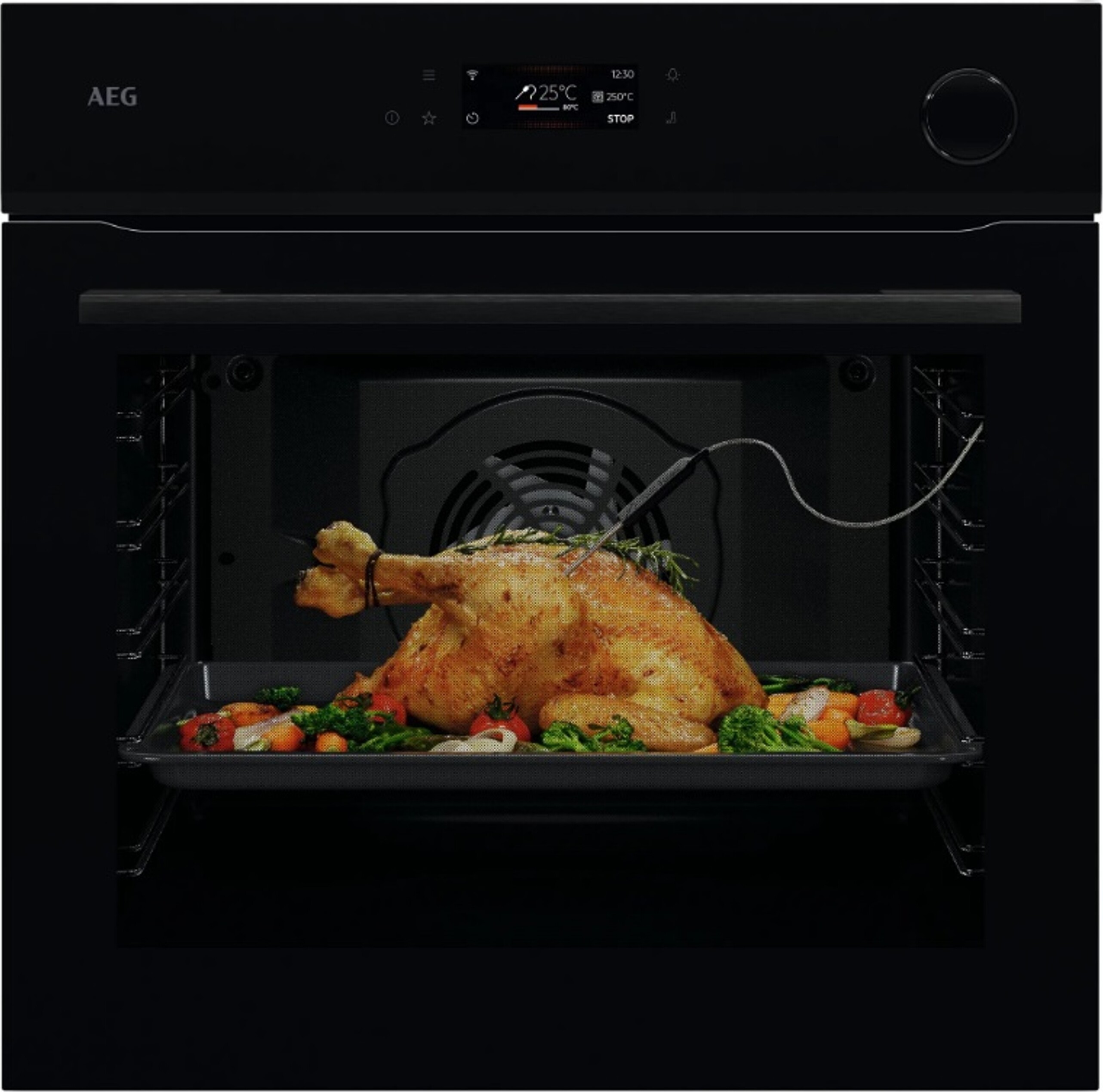 AEG NBR7P621SB MealAssist SteamCrisp® Backofen Schwarz 949494891