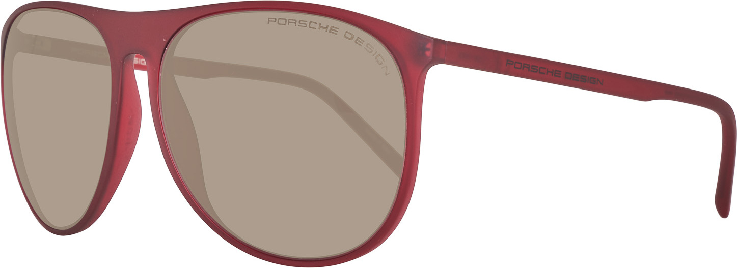 Original Porsche Design Sport Sonnenbrille Herren P8571 Schwarz - Grüne Gläser E