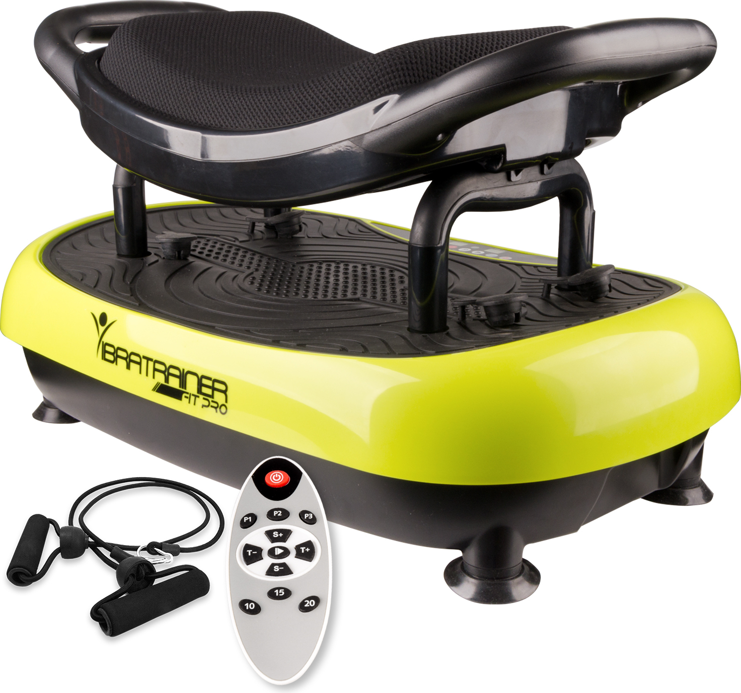 Bonplus BP | Vibrationsplatte | Hometrainer | 5 Programme | 99 Intensitätsstufen | Fitness | Eignung | Hip Trainer | Fitnessgeräte | 11.000 Muskelkontraktionen