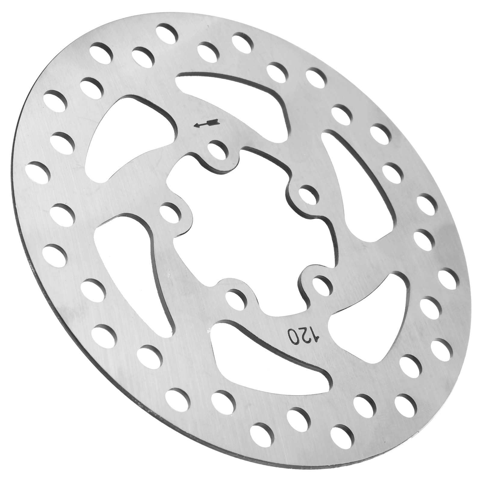 Cocosity Bremsscheibe für M365/PRO/PRO2,120mm Bremsscheibe,Elektroroller Scheibenrotor,Roller 5 Löcher Scheibenbremse,Edelstahl Bremsscheibe,Bremsscheibenrotor