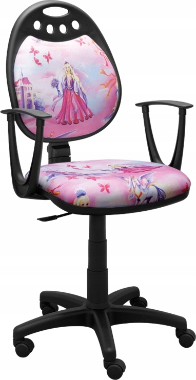 Detská kancelárska stolička 60x105cm kancelárska stolička otočná stolička pre mladých otočná stolička; Princezná 2