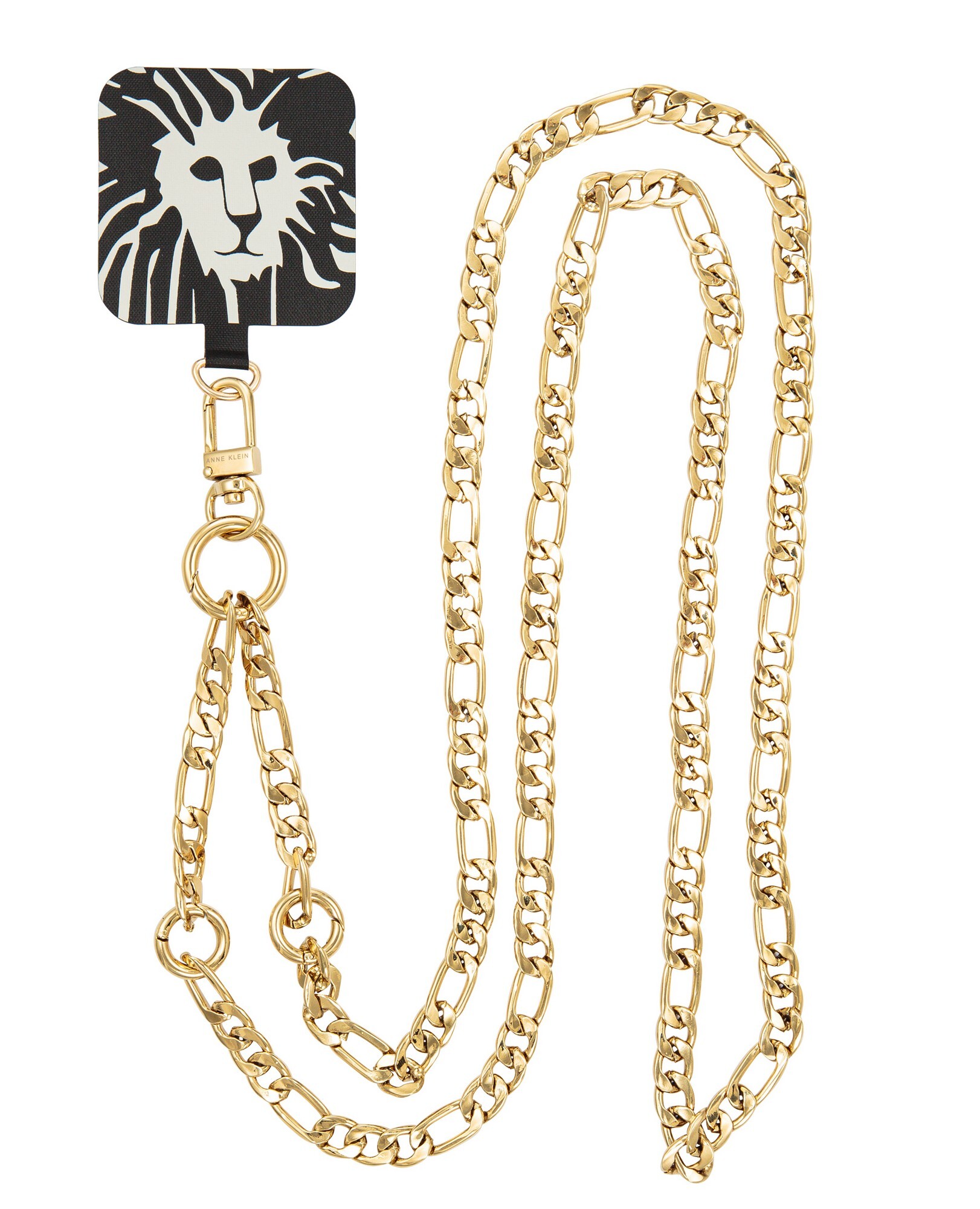 Anne Klein crossbody retiazka na mobilný telefón kovová WK4022GPGP
