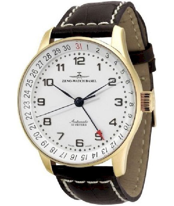 Zeno-Watch - Náramkové hodinky - Pánske - Chrono - X-Large Retro - P554Z-Pgr-f2