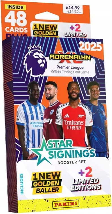 Panini football cards Premier League 2025 Star Signings
