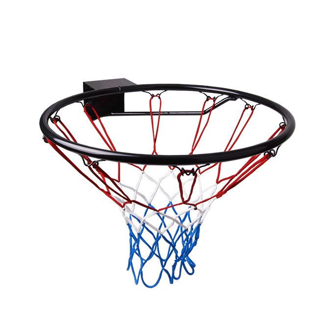 Basketballkorb Korb für Basketball mit Netz 11 Griffe 45CM ENERO Schwarz 1030814
