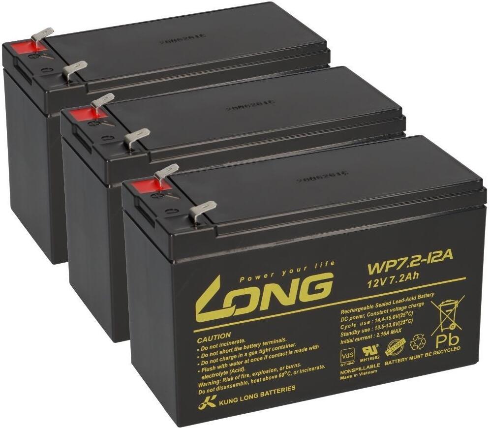 kunglong Ersatzakku für AdPos Micro-S 1500 Pro Markenakku mit VdS 1673