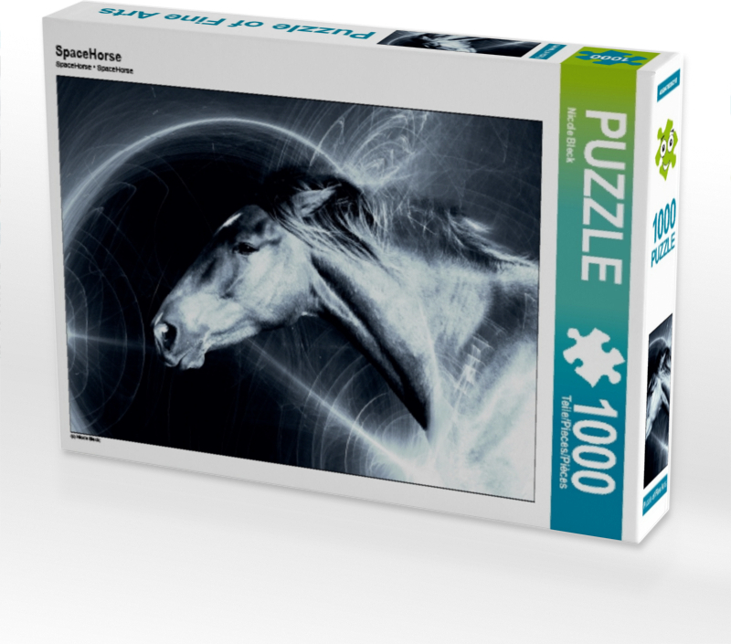 Calvendo SpaceHorse 1000 Teile Puzzle quer 640x480mm, Bleck Nicole; 7382675