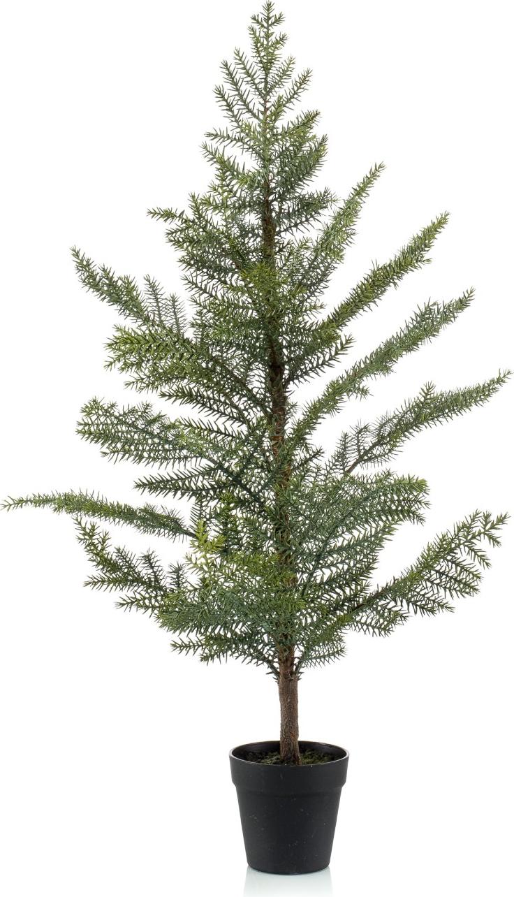 artplants.de Zimmertanne künstlich TAUSTE, 95cm - Tannenbaum Kunststoff/Künstlicher Weihnachtsbaum 74111