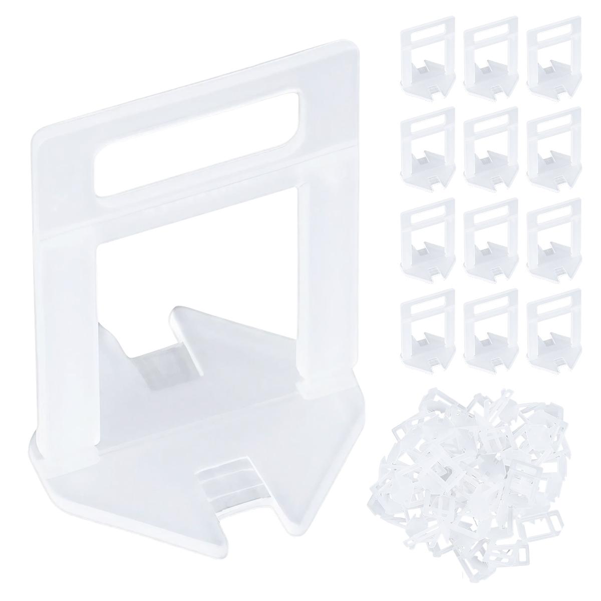 Dopwii 1000 Stück Fliesen Nivelliersystem 2mm Zuglaschen, 2mm Fliesen Fliesenkeile Fliesen Nivelliersystem Kit fliesen Verlegehilfe für Fliesen Wandfliesen KAUF-WOHN-HT1792-020