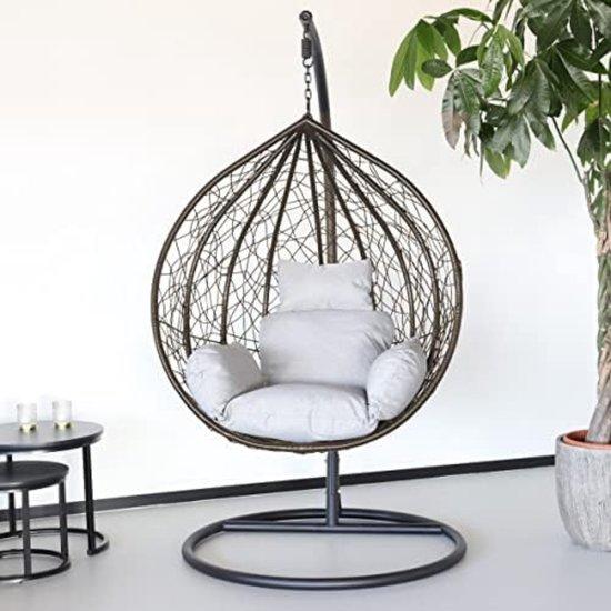 Famanu Hängesessel Standard - Ei Hängesessel - Hängesessel Cocoon - Hängesessel mit Standfuß - Ei Stuhl
