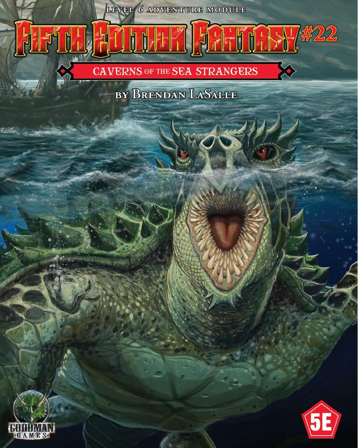 GOODMAN GAMES Fifth Edition Fantasy #22 Caverns of the Sea Star - Tabletop-Rollenspiel - ENG Edition GMG-55522
