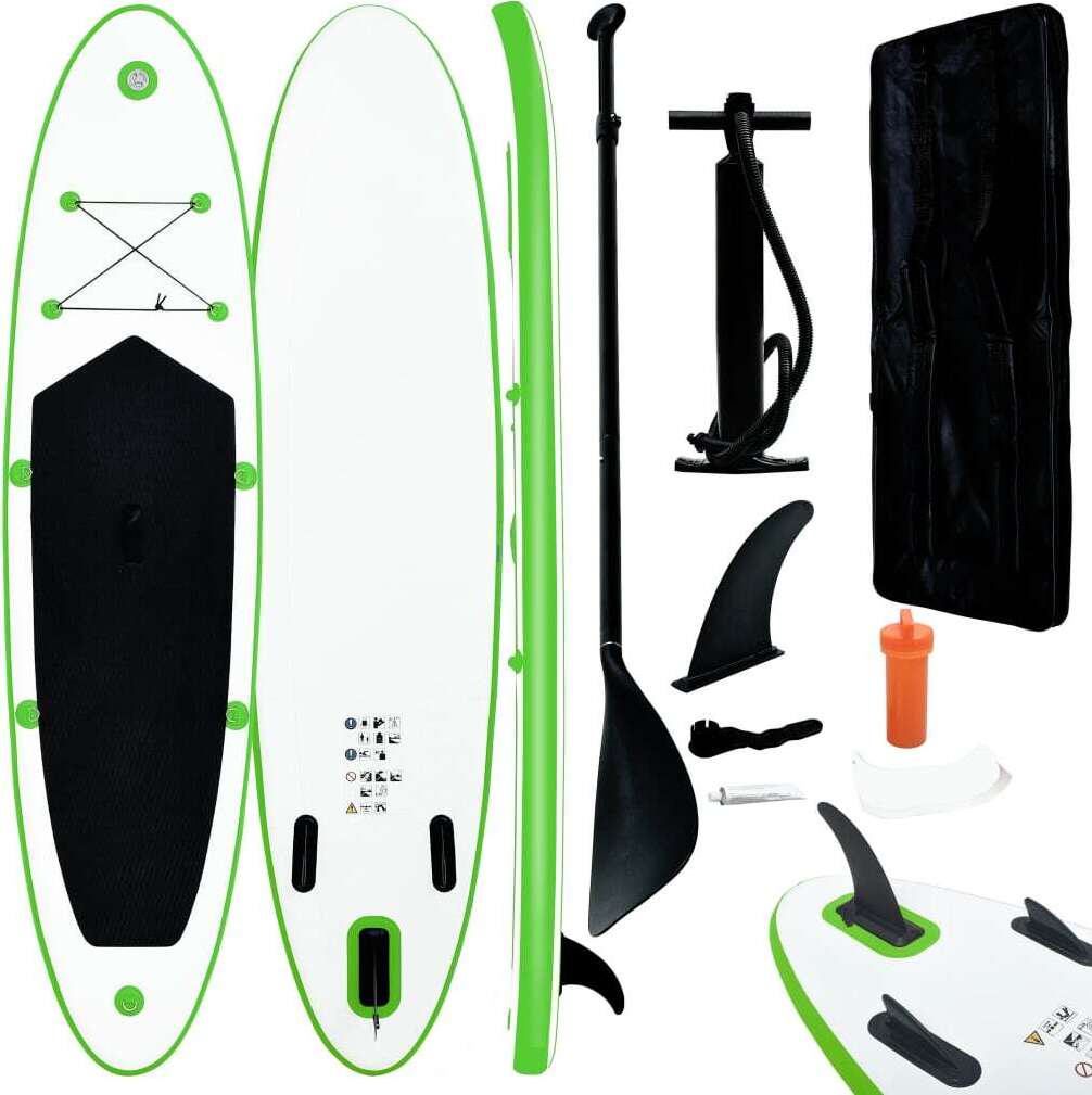 Nafukovací Stand up paddleboard, zeleno biely